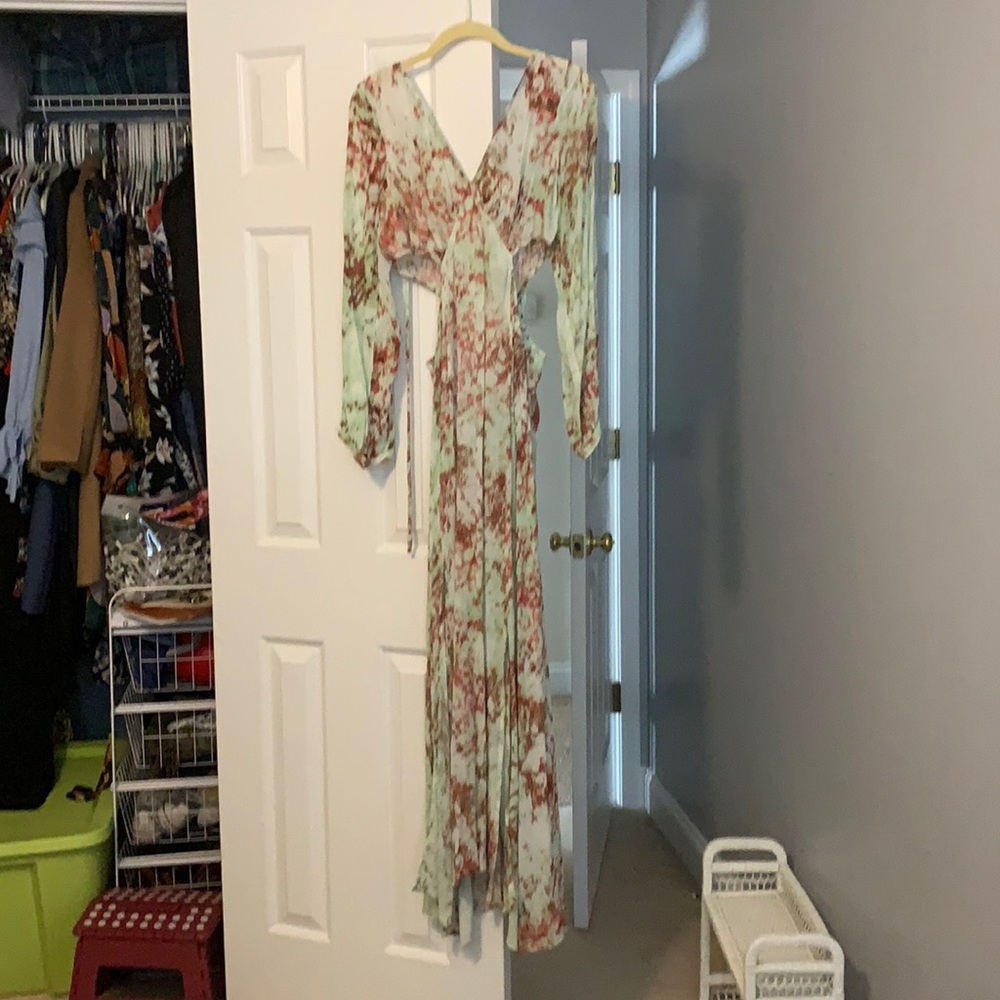 Ark and co tie dye cut out dress